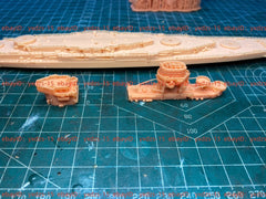 3d Printed 1/700 Soviet Pyotr Velikiy Cruiser(full Hull/waterline)