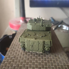 1/72 Chinese Pla Type 19 Wheeled Cannon Armored Vehicle Painted Finished Model