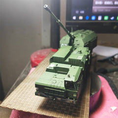 1/72 Russian A-222 Coastal Defense Gun Painted Finished Model