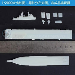 3d Printed Kits 1/700/1250/2000 United States Wasp-class Amphibious Assault Ship