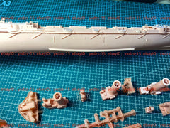 3d Printed 1/350 Soviet Oleg Cruiser(full Hull/waterline)