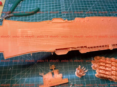 3d Printed 1/700 Soviet Aircraft Carrier Admiral Nakhimov(full Hull/waterline)