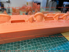 3d Printed 1/700 Wwii Italian Aircraft Carrier Aquila Eagle(full Hull/waterline)