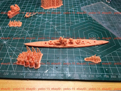 3d Printed Kit 1/2000 German Sms Schlieffen Battlecruiser(full Hull/waterline)
