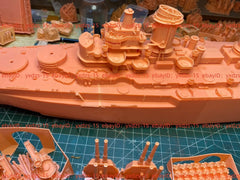 3d Printed Kit 1/350 Uss Constellation Battlecruiser(full Hull/waterline)