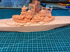 3d Printed 1/700 Uss Missouri (bb-63) Battleship(full Hull/waterline)