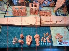 3d Printed 1/200 Uss Helena Light Cruiser Cl-50 1943(full Hull/waterline)