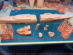 3d Printed 1/350 Hms Liverpool (c11) Cruiser(full Hull/waterline)