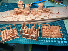 3d Printed 1/350 USS Puerto Rico Cruiser(full Hull/waterline)