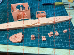 3d Printed 1/700 Duguay Trouin Cruiser(full Hull/waterline)