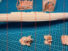 3d Printed 1/700 German Odin Battleship(full Hull/waterline)
