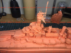 3d Printed Kit 1/350 Wwii Uss Colorado Bb-45 Battleship(full Hull/waterline)