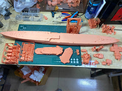 3d Printed 1/200 Dido Class Cruiser(full Hull/waterline)