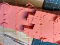 3d Printed 1/350 Soviet Lenin Battleship(full Hull/waterline)