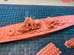 3d Printed 1/700 Germany Mecklenburg Battleship(full Hull/waterline)