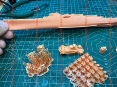 3d Printed 1/700 France Colbert Cruiser(full Hull/waterline)