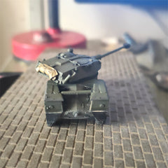 1/72 French Panhard AML-90 Armored Vehicle Painted Finished Model