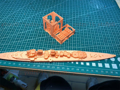 3d Printed Kits 1/700 HMS Hawkins-class Cruiser(full Hull/waterline)