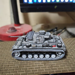1/72 German Panzerkampfwagen III-L Snow Version Tank Painted Finished Model