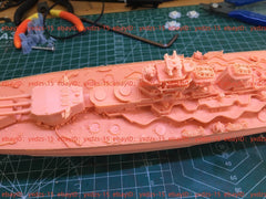 3d Printing 1/700 Admiral Ushakov Class Battleships(full Hull/waterline)