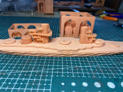 3d Printed 1/700 Italian Battleship Leonardo da Vinci(full Hull/waterline)
