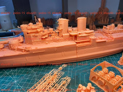 3d Printed 1/350 Hms Renown Battlecruiser(full Hull/waterline)