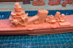 3d Printed Kits 1/350 Ijn Furutaka Class Cruiser(full Hull/waterline)