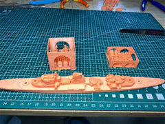 3d Printed Kits 1/700 Hms Leander-class Cruise(full Hull/waterline)