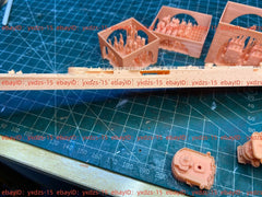 3d Printed 1/700 French cruiser Louis IX(full Hull/waterline)