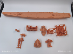 1/350 Uss Helena (cl-50) Brooklyn Class Light Cruiser(full Hull/waterline)