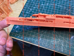 3d Printed Kits 1/700 Hms Furious Aircraft Carrier(full Hull/waterline)