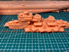 3d Printed 1/700 Soviet Kremlin Battleship(full Hull/waterline)