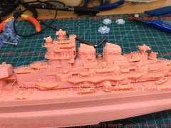 3d Printing 1/700 Admiral Ushakov Class Battleships(full Hull/waterline)