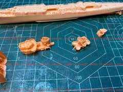 3d Printed 1/700 Italian Atilio Regolo Destroyer(full Hull/waterline)