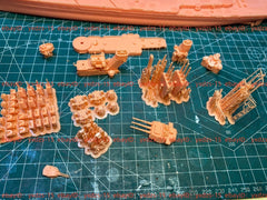 3d Printed 1/700 Soviet Vladivostok Battleship(full Hull/waterline)