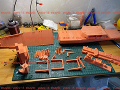 3d Printed 1/700 China Type 901 Replenishment Ship(full Hull/waterline)