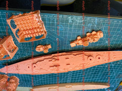 3d Printed Kit 1/700 Uss Constellation Battlecruiser(full Hull/waterline)