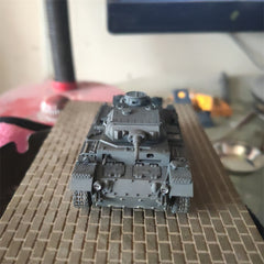 1/72 German Panzerkampfwagen IV Ausf. B/C Tank Painted Finished Model