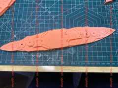 3d Printing 1/700 French Brittany Class Battleship Lorraine(full Hull/waterline)