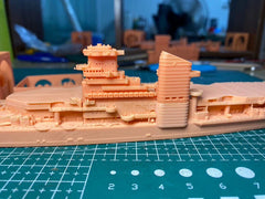 3d Printed Kit 1/700 German X Hildebrand Cruiser(full Hull/waterline)