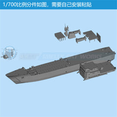 3d Printed Kits 1/700/1250/2000 China Yudao Class Landing Ship Tank