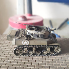 1/72 American 75 mm Howitzer Motor Carriage M8 Painted Finished Model