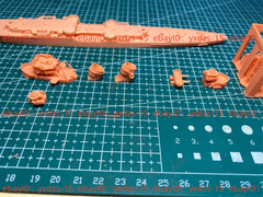3d Printed 1/700 Soviet Cruiser Ochakov(Project 1134B) (full Hull/waterline)