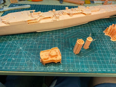 1/350 Military Model Kit France Navy Heavy Cruiser Dupleix(full Hull/waterline)