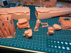 3d Printed 1/350 French Heavy Cruiser Algérie(full Hull/waterline)