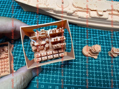 3d Printed 1/700 Soviet Navarin Battleship(full Hull/waterline)