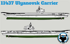 3d Printed Kits 1/700/1250/2000 Ulyanovsk-class Aircraft Carrier