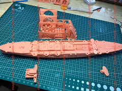 3d Printing Kit 1/350 Soviet Aurora Cruiser(full Hull/waterline)