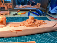 3d Printed Kit 1/350 German Cruiser München(full Hull/waterline)