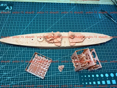 3d Printed 1/700 Royal Sovereign-class Battleship(full Hull/waterline)